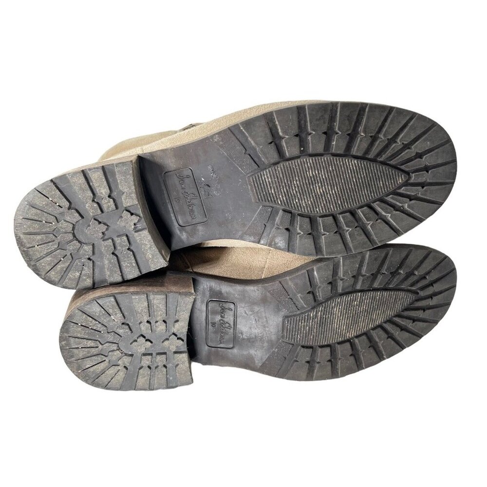 Sam Edelman Ankle Boots Darrah 2 Sherpa Combat Hiker Sz 10 Tan Suede Lace Up - Picture 11 of 13